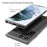 Hard Acrylic Back with TPU Bumper Shockproof Anti-Drop Protective Phone Case for Samsung Galaxy S22 Ultra 5G - 3