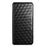 Imprinting 3D Rhombus Foldable Stand Leather Case Folio Flip Wallet Phone Case for Samsung Galaxy S21 FE 5G - Black - 2