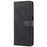 AZNS Full Protection Leather Case Scratch-proof Wallet Stand Phone Cover for Samsung Galaxy A22 4G (EU Version) - Black - 2