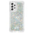 LE1 Series Glittering Sequins Quicksand TPU Cover Shell Drop-Proof Phone Protective Case for Samsung Galaxy A53 5G - Silver/Heart - 2