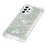 LE1 Series Glittering Sequins Quicksand TPU Cover Shell Drop-Proof Phone Protective Case for Samsung Galaxy A53 5G - Silver/Heart - 5