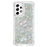 LE1-2 Series Quicksand Ring Kickstand TPU Cover Glittering Sequins Shiny Phone Protective Case for Samsung Galaxy A53 5G - Silver/Heart - 2
