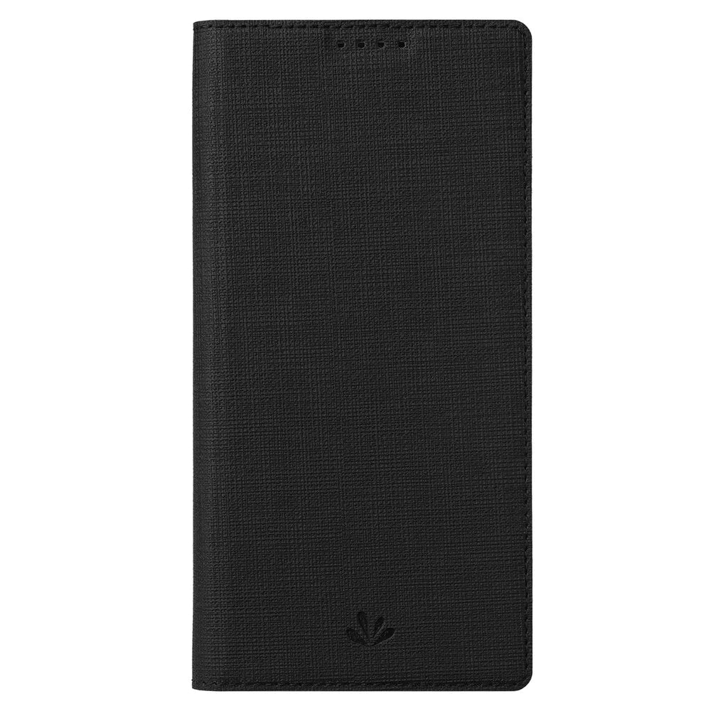 VILI DMX Series PU Leather Stand Mobile Phone Case Shock-absorbing Auto Magnetic Closed Phone Cover with Card Slot for Samsung Galaxy A33 5G - Black - 7