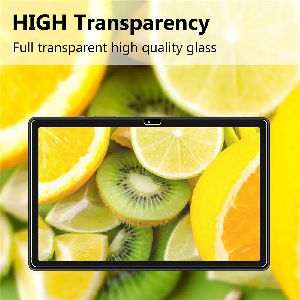 For Samsung Galaxy Tab A8 10.5 (2021) / A8 10.5 (2022) Flexible Clear TPU Reinforced Corner Phone Case with Tempered Glass Screen Protector - 5