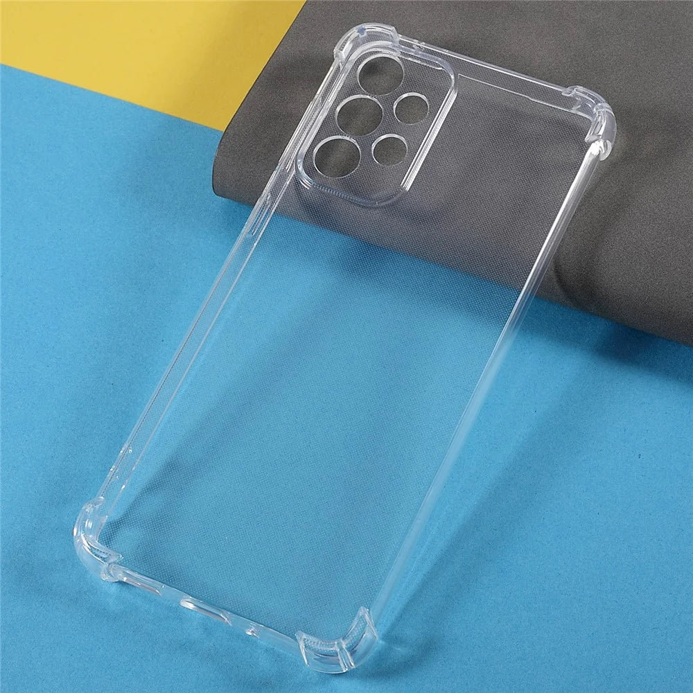 Enhanced Corners Precise Cutout 1.5mm Thickened Soft TPU Case Transparent Phone Cover for Samsung Galaxy A33 5G - 2