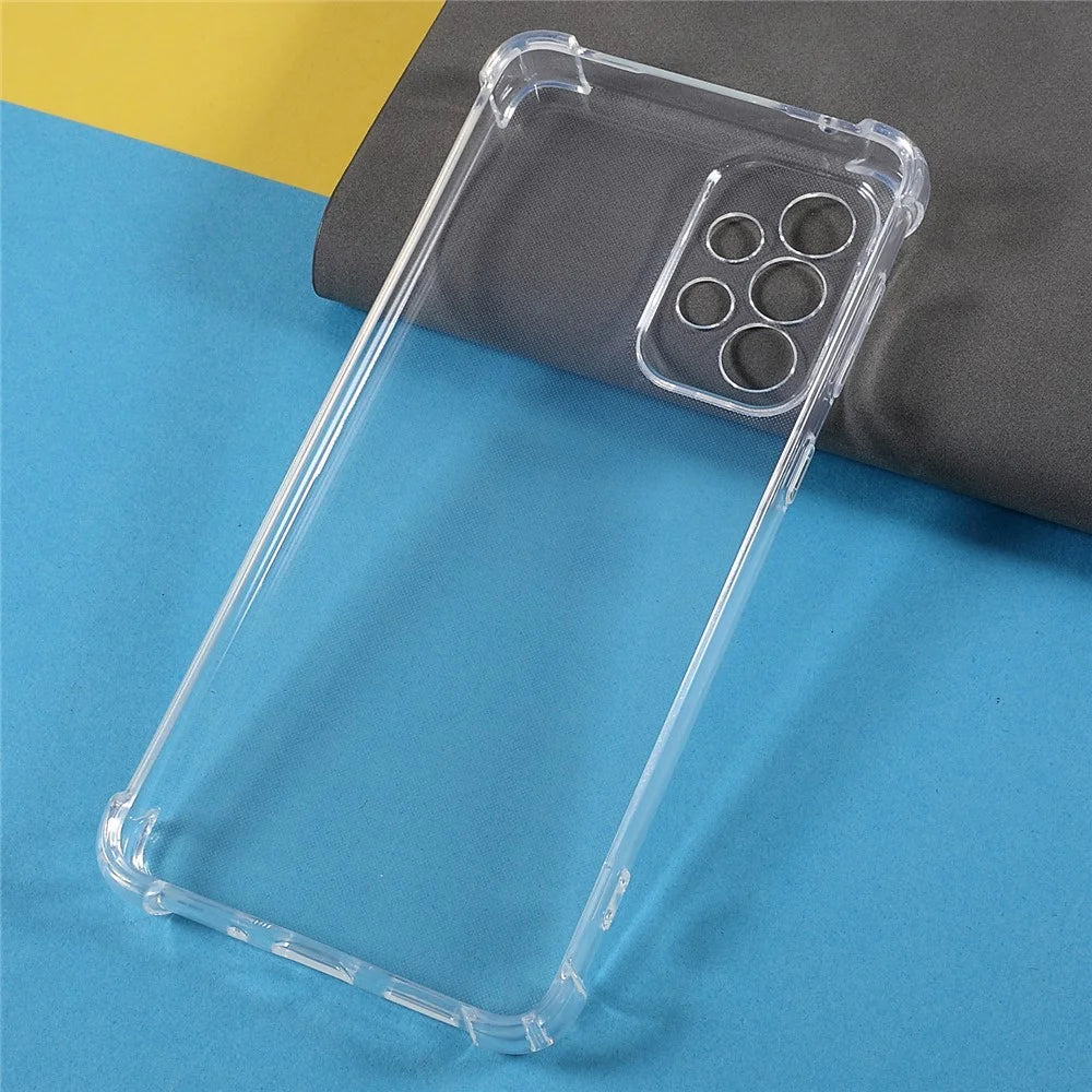 Enhanced Corners Precise Cutout 1.5mm Thickened Soft TPU Case Transparent Phone Cover for Samsung Galaxy A33 5G - 5