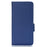 Litchi Texture Scratch Resistant Phone Case PU Leather Folio Flip Wallet Cover with Stand for Samsung Galaxy A53 5G - Dark Blue - 2