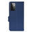 Litchi Texture Scratch Resistant Phone Case PU Leather Folio Flip Wallet Cover with Stand for Samsung Galaxy A53 5G - Dark Blue - 3