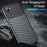 Thunder Series Twill Texture Thickened TPU Cover Shock Absorbing Protective Phone Case for Samsung Galaxy A03 Core - Black - 4