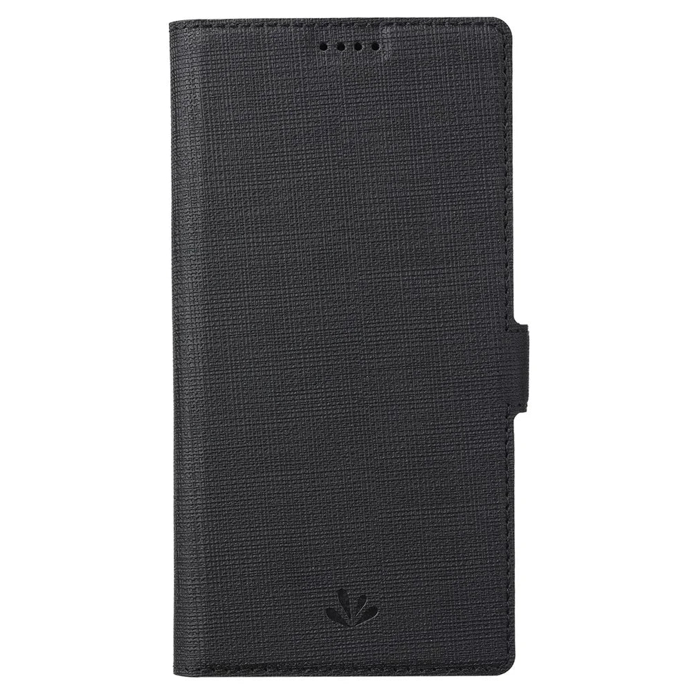 VILI K Series Magnetic Closure Drop-proof Stand Wallet Leather Mobile Phone Case Shell for Samsung Galaxy S22 Ultra 5G - Black - 7