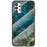 Tempered Glass + PC + TPU Well-protected Anti-scratch Marble Pattern Phone Case Shell for Samsung Galaxy A33 5G - Emerald Marble - 1