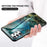 Tempered Glass + PC + TPU Well-protected Anti-scratch Marble Pattern Phone Case Shell for Samsung Galaxy A33 5G - Emerald Marble - 3