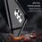 Drop-resistant Tempered Glass + PC + TPU Hybrid Shell Starry Sky Pattern Phone Case for Samsung Galaxy A53 5G - Starry Crescent Moon - 4