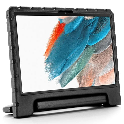 For Samsung Galaxy Tab A8 10.5 (2021) / (2022) Portable Handle Kickstand Shockproof EVA Protective Tablet Case Cover - Black - 1