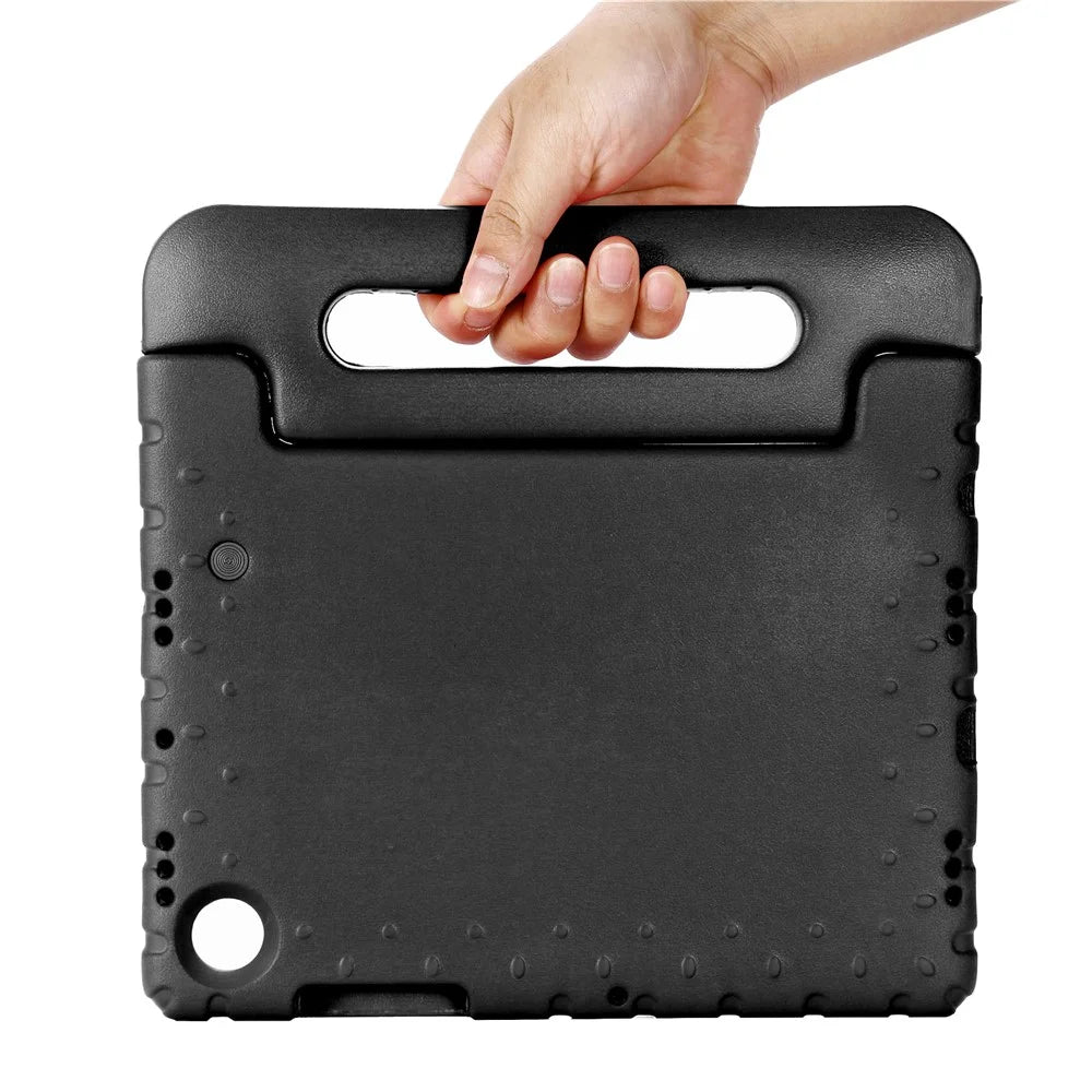 For Samsung Galaxy Tab A8 10.5 (2021) / (2022) Portable Handle Kickstand Shockproof EVA Protective Tablet Case Cover - Black - 4