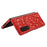 Glitter Sequins TPU Frame + PC Back Cover Electroplating Protective Phone Case for Samsung Galaxy Z Fold3 5G - Red - 3