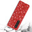 Glitter Sequins TPU Frame + PC Back Cover Electroplating Protective Phone Case for Samsung Galaxy Z Fold3 5G - Red - 5