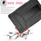 Foldable T-shaped Tablet Case with Kickstand PC Silicone Shockproof Protector Cover for Samsung Galaxy Tab A8 10.5 (2021) / A8 10.5 (2022) - Black - 3