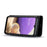 DG.MING Split Leather Wallet Case Folio Flip Stand Detachable Magnetic Phone Cover for Samsung Galaxy A33 5G - Black - 6