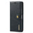 DG.MING for Samsung Galaxy A53 5G Detachable Split Leather Flip Wallet Case Stand Magnetic Full Body Protective Phone Cover - Black - 2