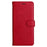 For Samsung Galaxy A13 4G Note 11 Pro+ 5G Case Solid Color Leather Mobile Cover Wallet Stand with Strap - Red - 2