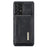 DG.MING M2 Series Detachable 2 in 1 Shockproof Wallet Phone Case Wireless Charging Phone Protective Cover for Samsung Galaxy A33 5G - Black - 2