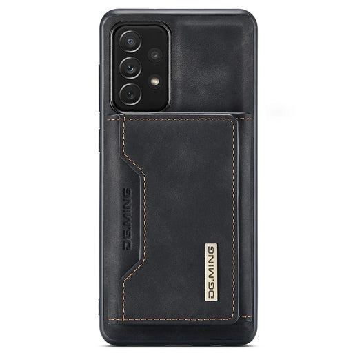 DG.MING M2 Series Detachable 2 in 1 Shockproof Wallet Phone Case Wireless Charging Phone Protective Cover for Samsung Galaxy A33 5G - Black - 2