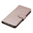 Solid Color Shockproof Magnetic Closure Flip Leather Protective Wallet Shell Stand Case for Samsung Galaxy S22 Ultra 5G - Rose Gold - 6