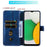 Shockproof Wallet Stand PU Leather Shell Magnetic Clasp Phone Case for Samsung Galaxy A03 Core - Blue - 6