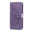 Mandala Flower Imprinted Anti-drop Shockproof Wallet Stand Leather Phone Case for Samsung Galaxy A03 Core - Purple - 3