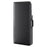 Magnetic Closure Genuine Split Leather Phone Case Stand TPU Wallet Flip Cover for Samsung Galaxy S22 5G - Black - 2