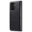 DG.MING Split Leather Folding Stand Cover Magnetic Detachable Flip Folio Wallet Case for Samsung Galaxy A13 4G - Black - 3