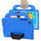 Diamond Design EVA Tablet Case with Shoulder Strap for Samsung Galaxy Tab A8 10.5 (2021) / A8 10.5 (2022) Hand Strap Kickstand Protective Cover - Blue - 1
