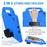 Diamond Design EVA Tablet Case with Shoulder Strap for Samsung Galaxy Tab A8 10.5 (2021) / A8 10.5 (2022) Hand Strap Kickstand Protective Cover - Blue - 5
