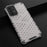 For Samsung Galaxy A73 5G Honeycomb Textured Well-protected TPU + PC Phone Case Cover - Grey - 4