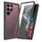 For Samsung Galaxy S22 Ultra 5G Full Coverage PC + TPU Hybrid Phone Case Drop-proof Cover with PET Screen Protector - Black - 1