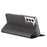 For Samsung Galaxy S22 5G Card Holder Design Full Protection PU Leather Protective Case with Stand Phone Shell - Grey - 6