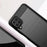 Carbon Fiber Texture Phone Shell for Samsung Galaxy A12 Shockproof 1.8mm TPU Case Brushed Surface Phone Cover - Black - 4