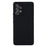 Liquid Silicone Phone Case for Samsung Galaxy A33 5G, Drop Protection Microfiber Lining Cushion Anti-Scratch Cover with Strap - Black - 2