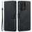 DG.MING For Samsung Galaxy A33 5G Retro Style Magnetic Closure Shockproof PU Leather Wallet Phone Case with Stand - Black - 1