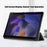 For Samsung Galaxy Tab A8 10.5 (2021) / A8 10.5 (2022) Anti-Fall Light Thin Premium Tri-Fold Stand Auto Wake / Sleep PU Leather Tablet Case Cover - Black - 4