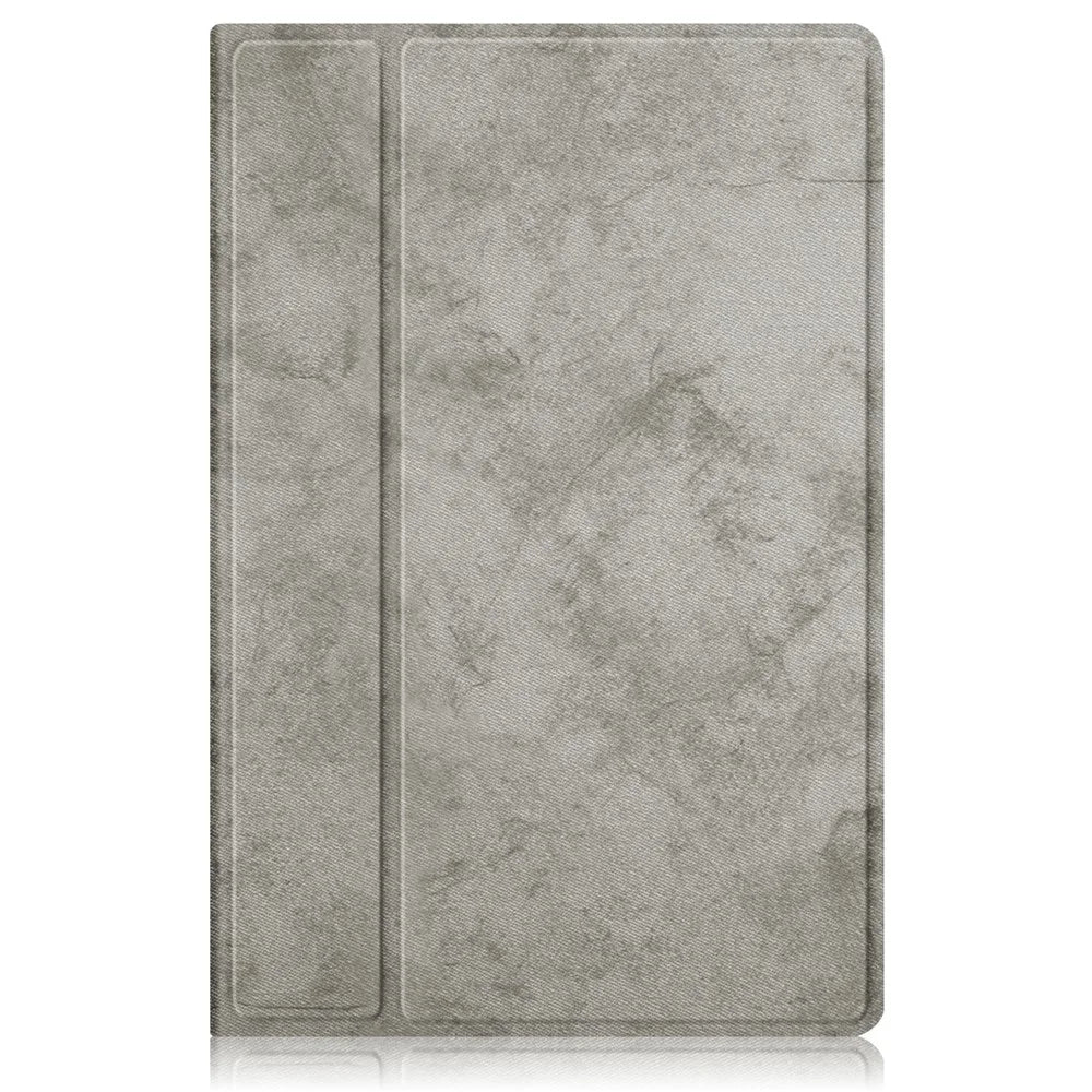 For Samsung Galaxy Tab A8 10.5 (2021) / A8 10.5 (2022) Solid Color PU Leather + PC Tablet Case Rotary Stand Protective Cover - Grey - 2