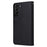 For Samsung Galaxy S22+ 5G Case 2 in 1 Detachable Magnetic Leather Wallet Mobile Cover with Strap - Black - 3