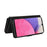 For Samsung Galaxy A33 5G Zipper Wallet Case with 15 Card Slots and Strap Leather Phone Cover - Black - 6