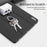 DUX DUCIS DOMO Series for Samsung Galaxy Tab S7+ / S8+ / S7 FE Tri-fold Stand PU Leather + TPU Auto Sleep / Wake Tablet Case Cover with Pen Slot - Black - 4