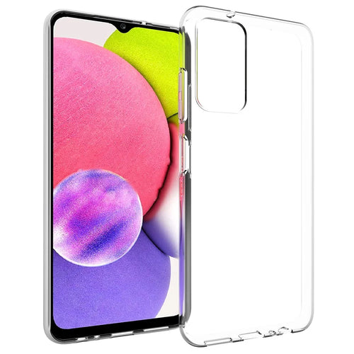 10Pcs / Pack Anti-watermark Case for Samsung Galaxy A03s (166.5mm) Flexible TPU Transparent Anti-Scratch Phone Cover - 1