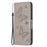 For Samsung Galaxy A33 5G Drop-Proof Protection Multiple Butterfly Imprinted PU Leather Flip Folio Cover Wallet Stand Case - Grey - 2