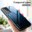 For Samsung Galaxy A33 5G Drop-proof Anti-scratch Gradient Tempered Glass Protective Cover TPU Frame Cell Phone Case - Blue/Black - 3
