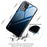 For Samsung Galaxy A33 5G Drop-proof Anti-scratch Gradient Tempered Glass Protective Cover TPU Frame Cell Phone Case - Blue/Black - 4
