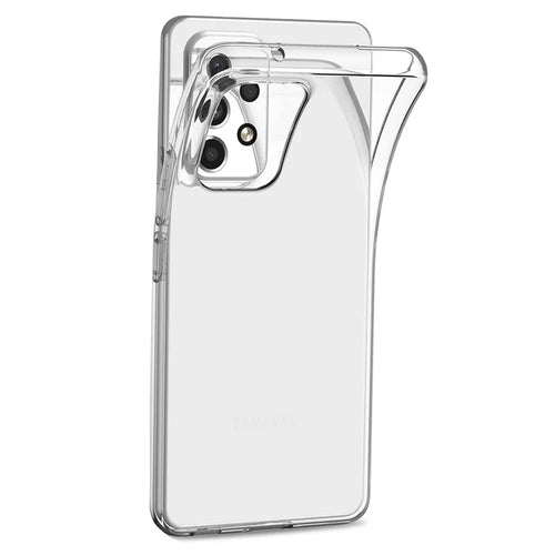 For Samsung Galaxy A53 5G Mobile Phone Case Clear Soft TPU Anti-fingerprint Protective Phone Cover - 1